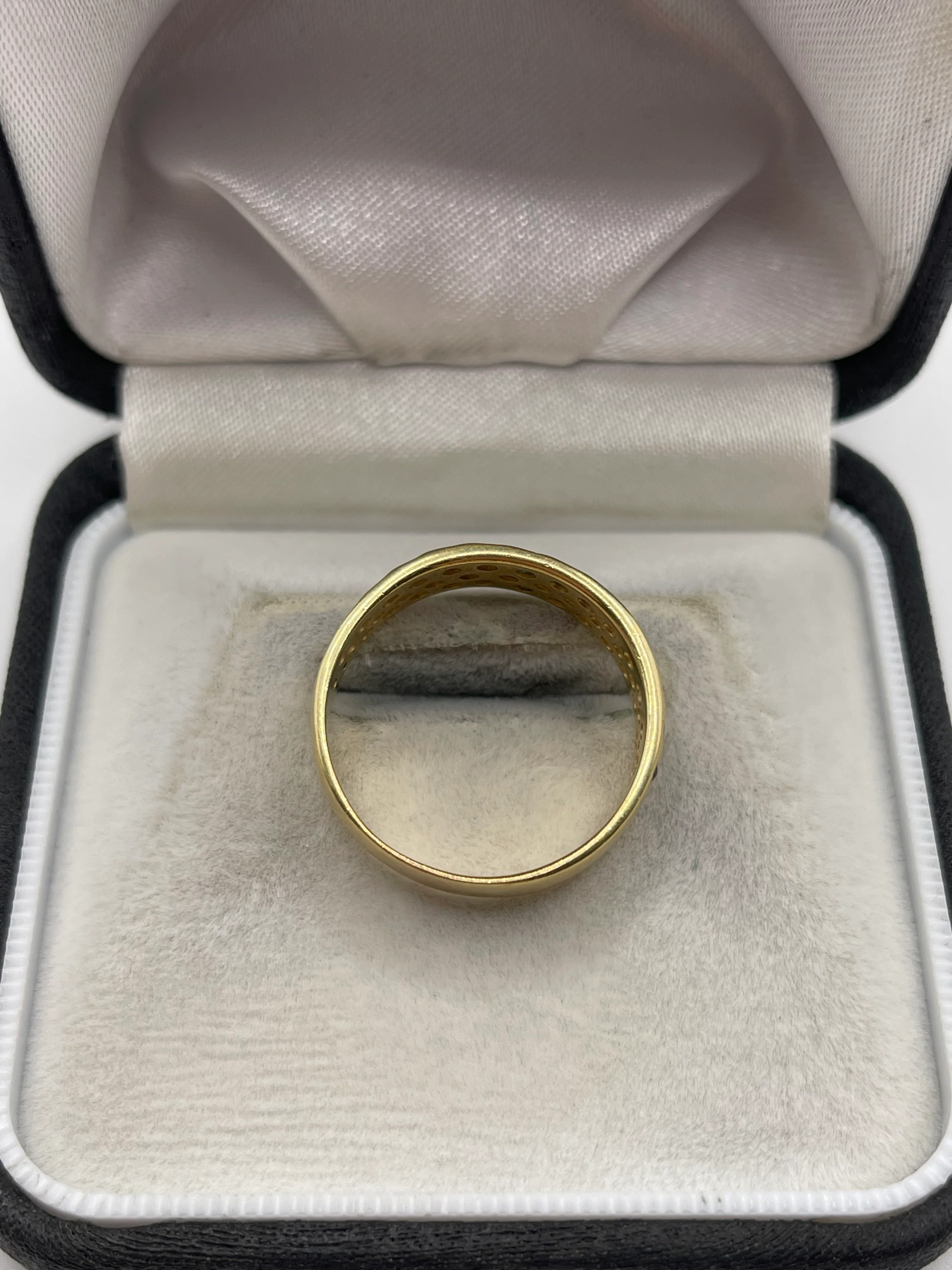 18ct gold ruby, sapphire, emerald and diamond ring - Image 3