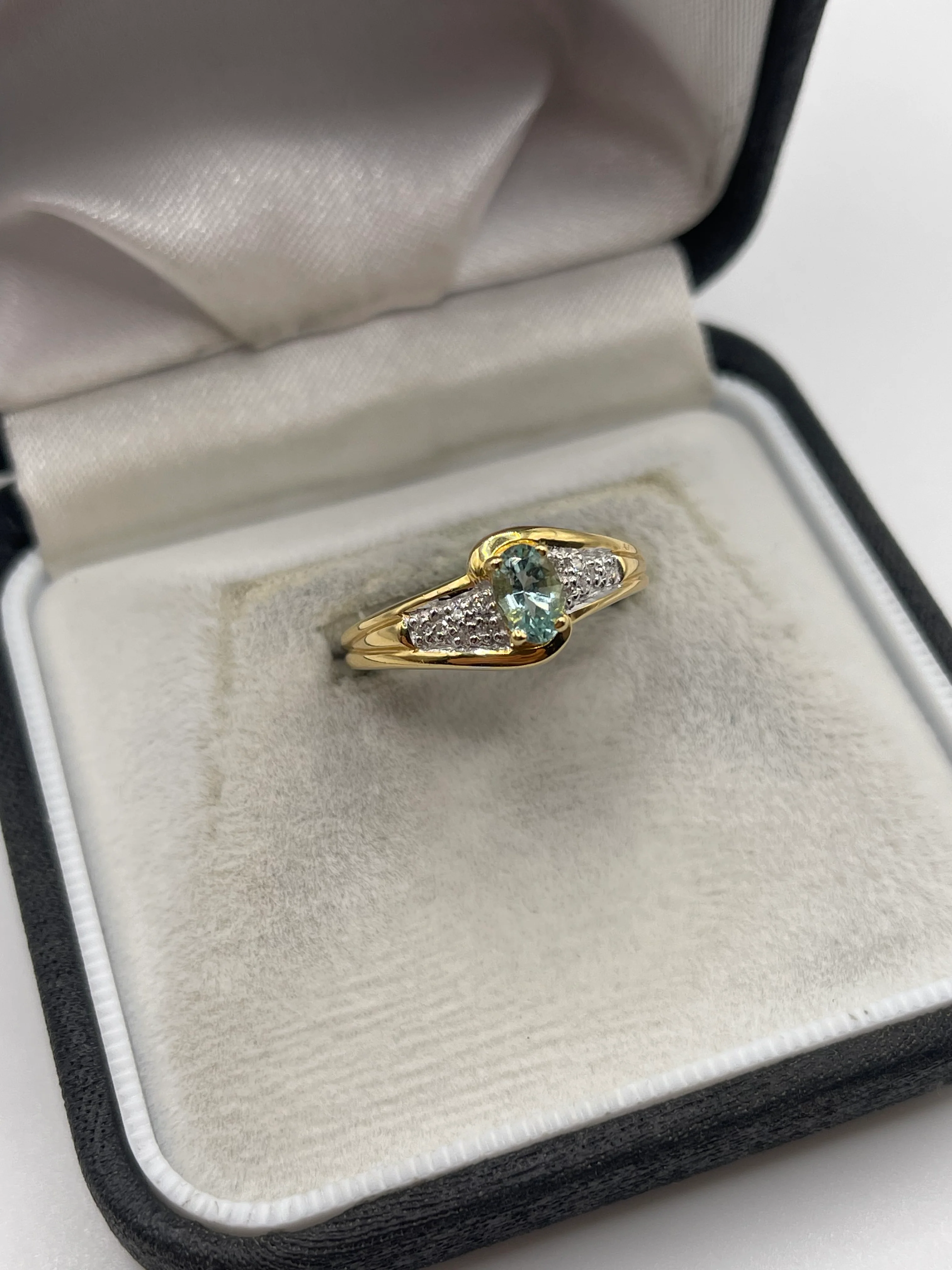 18ct gold tourmaline and diamond ring - Image 2