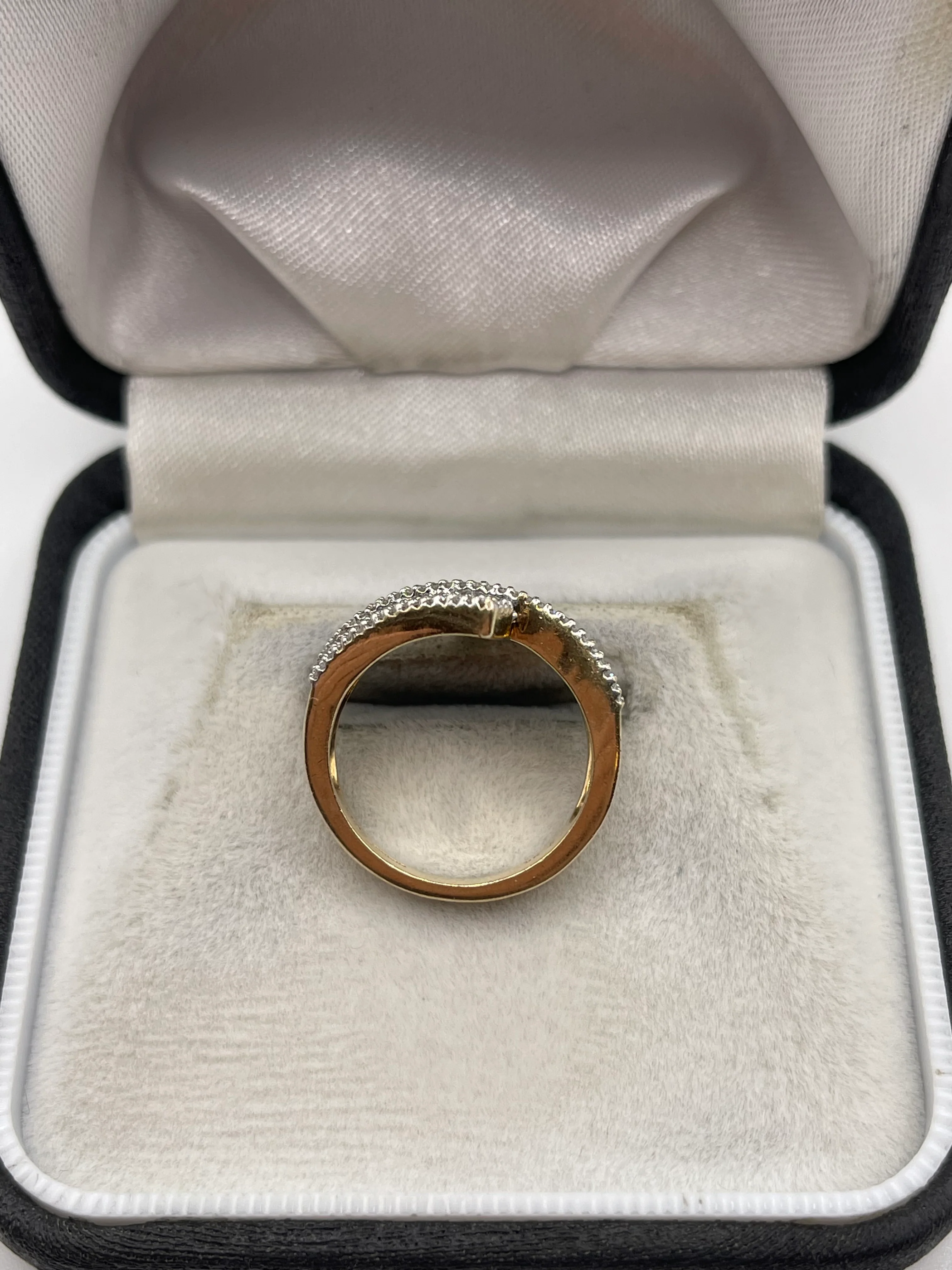 9ct gold 1ct diamond cluster ring - Image 3