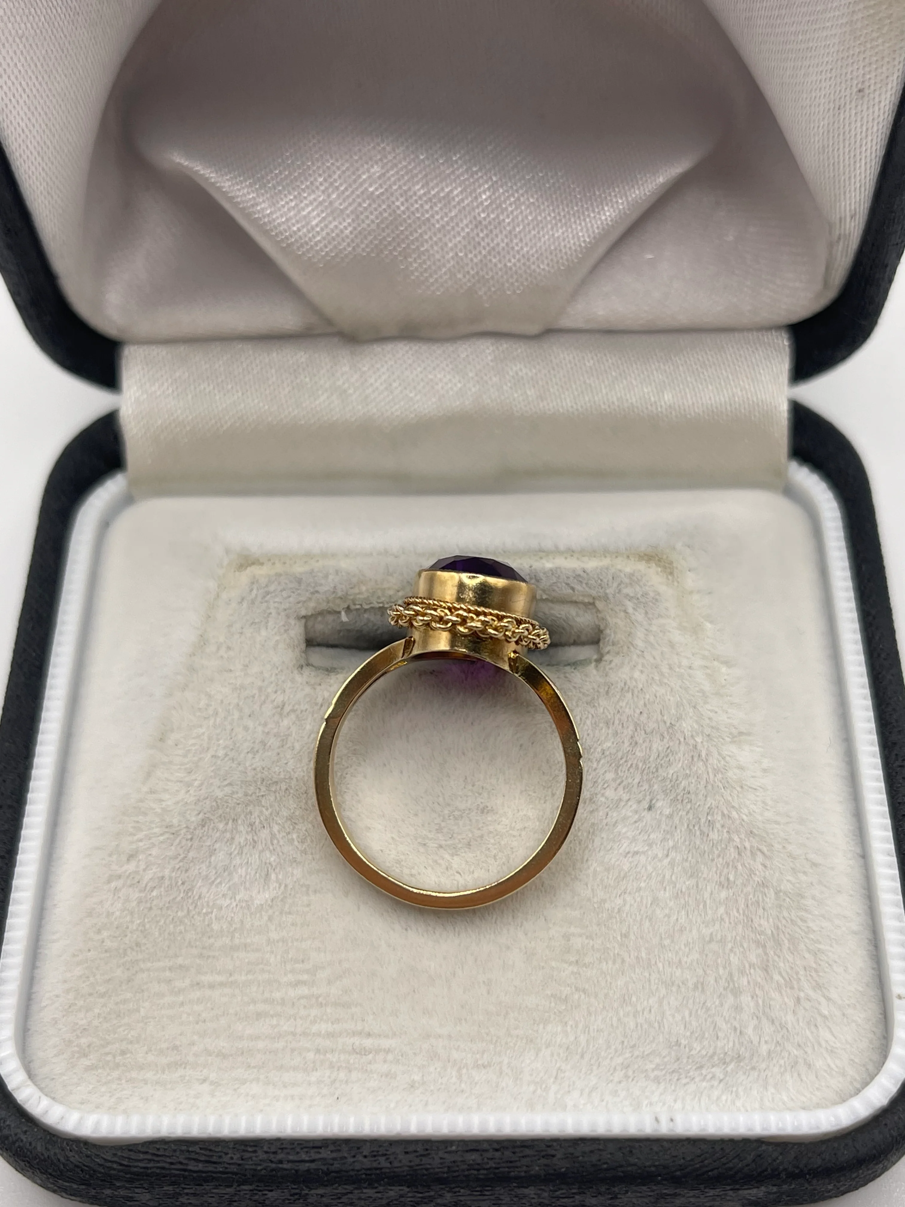 9ct gold amethyst ring - Image 3