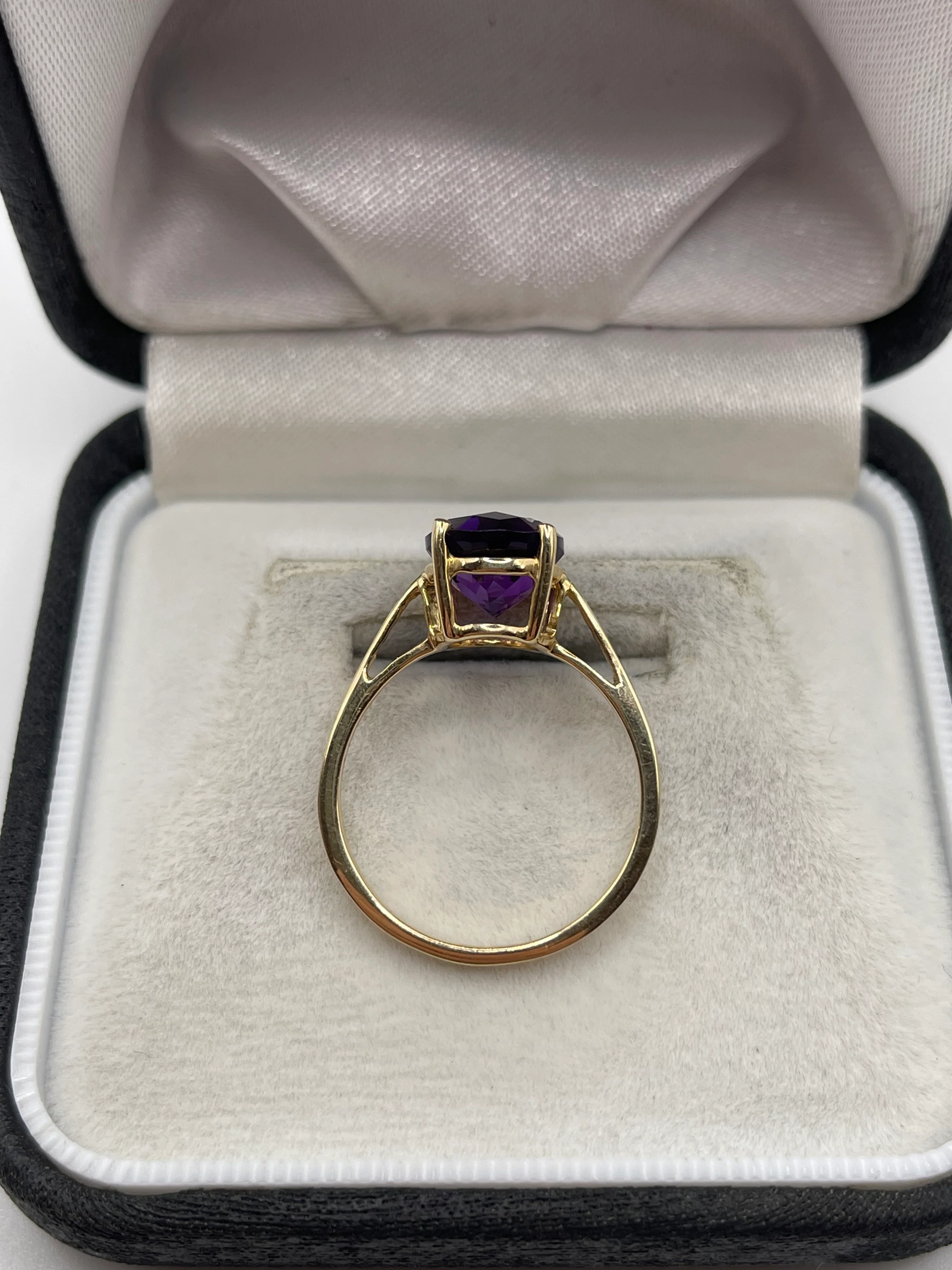 9ct gold amethyst ring - Image 3