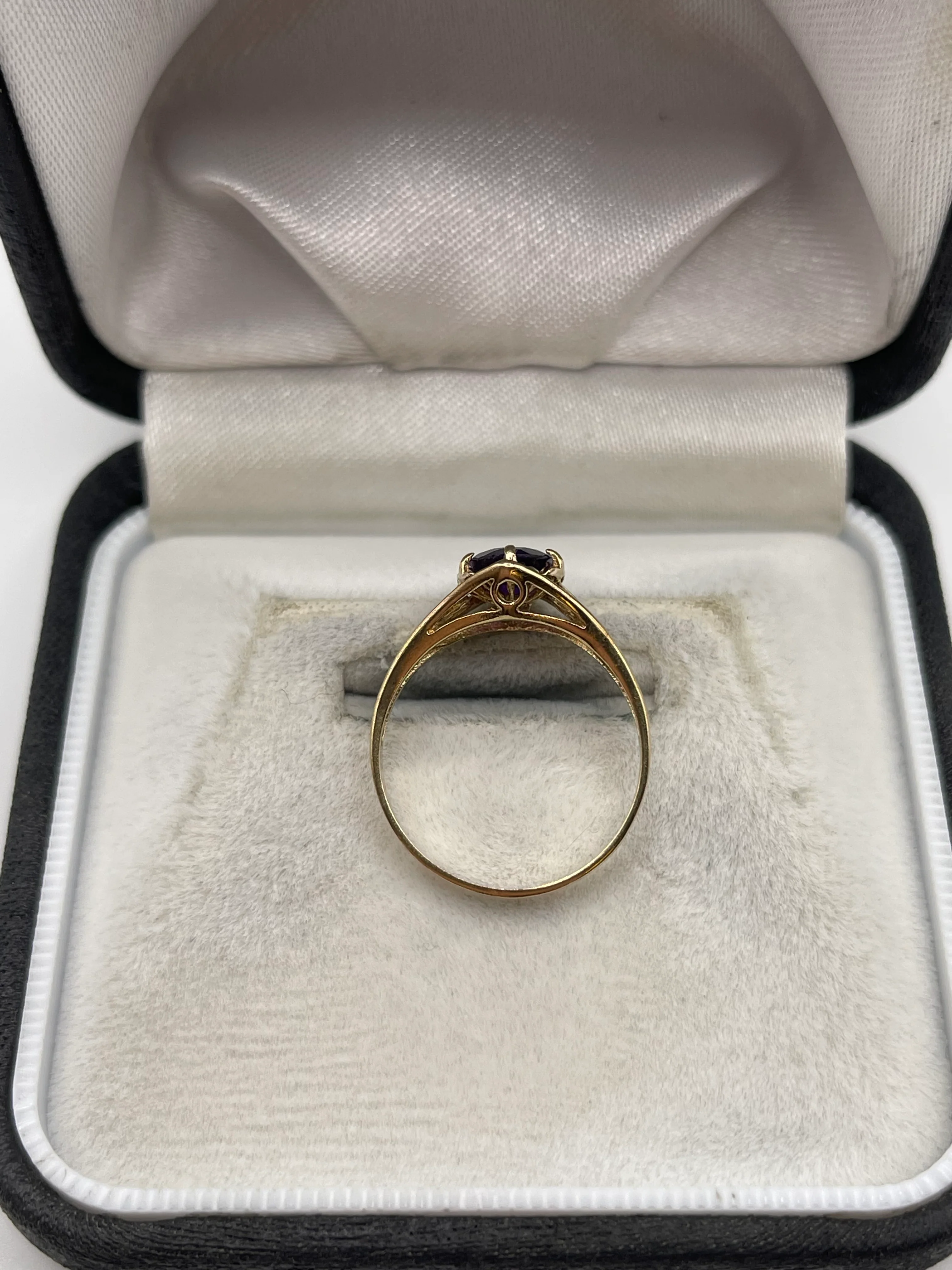 9ct gold amethyst ring - Image 3