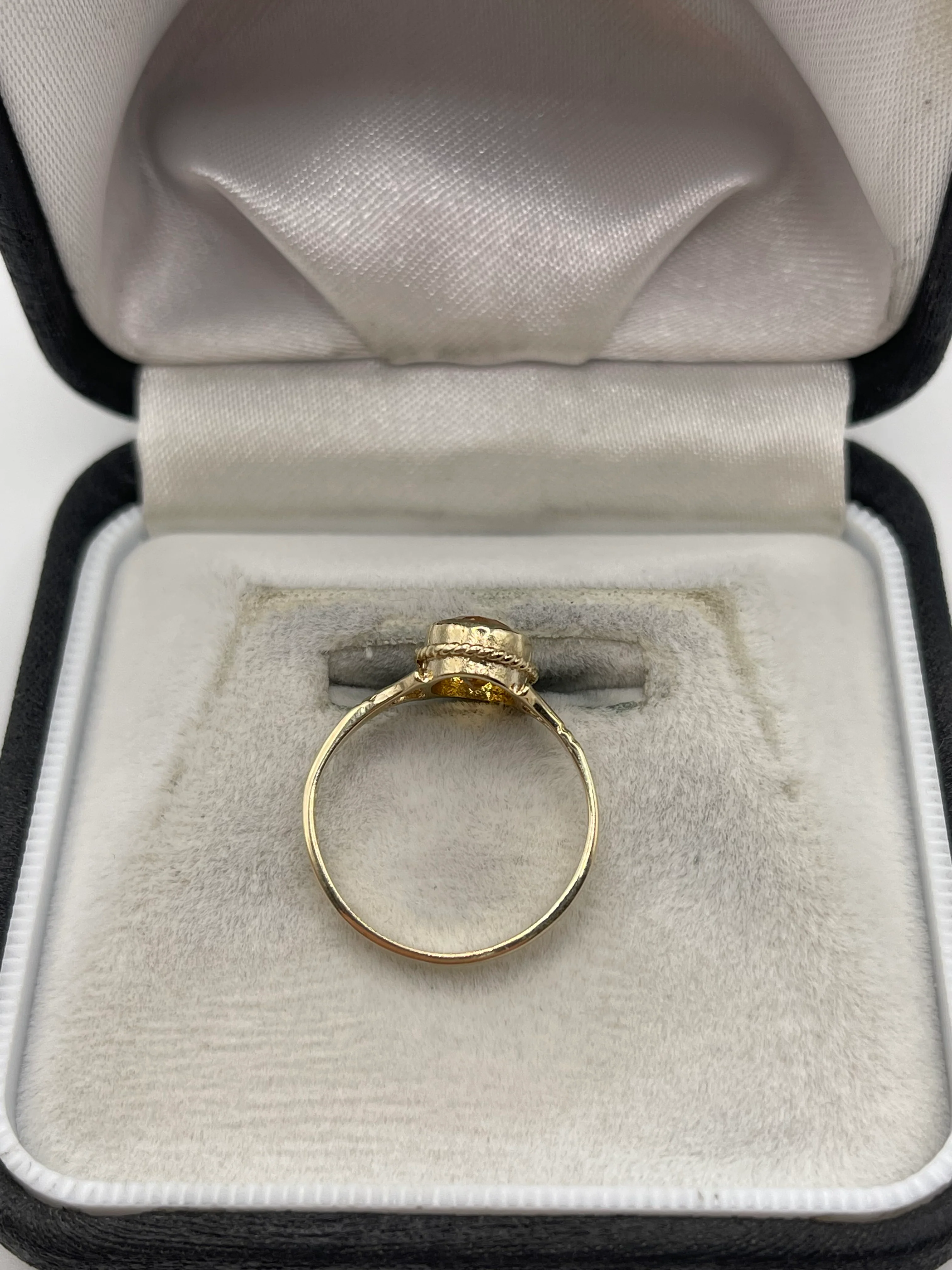 9ct gold citrine ring - Image 3