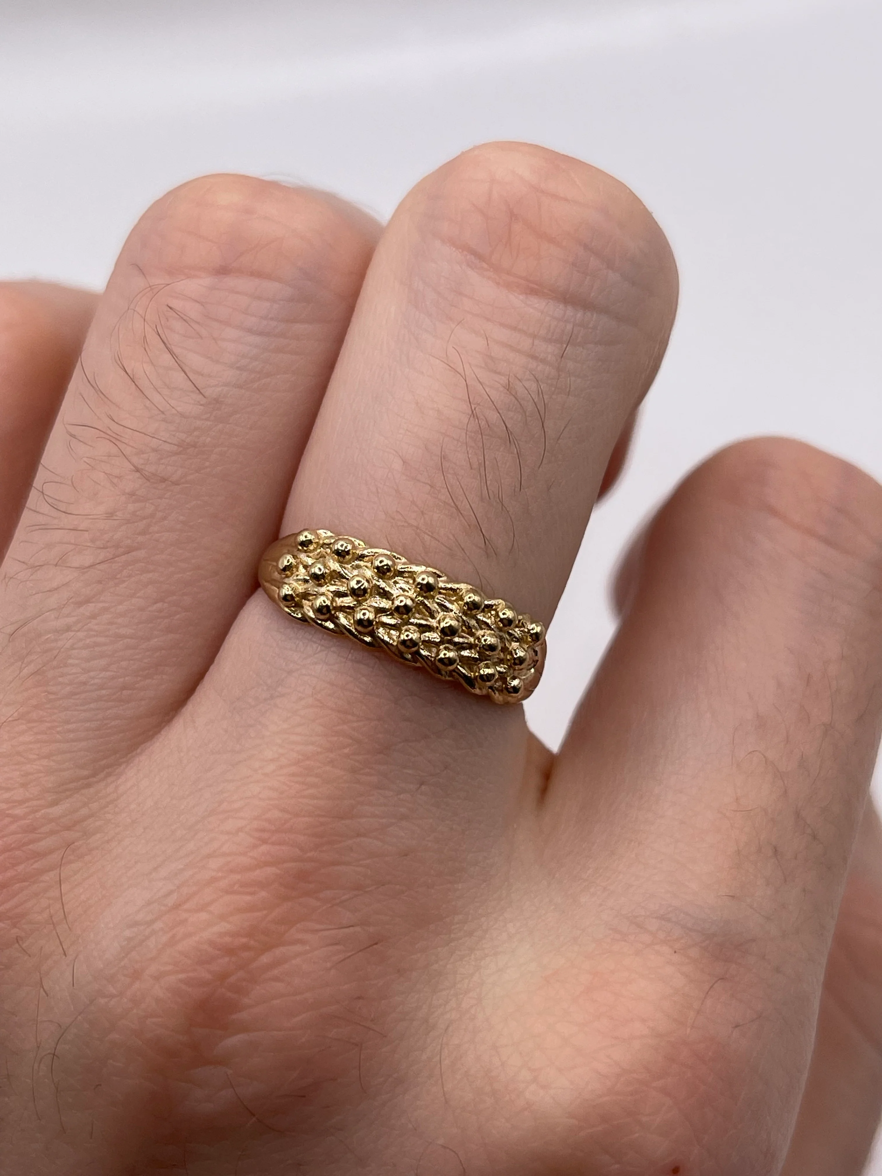 9ct gold keepers ring - Image 4