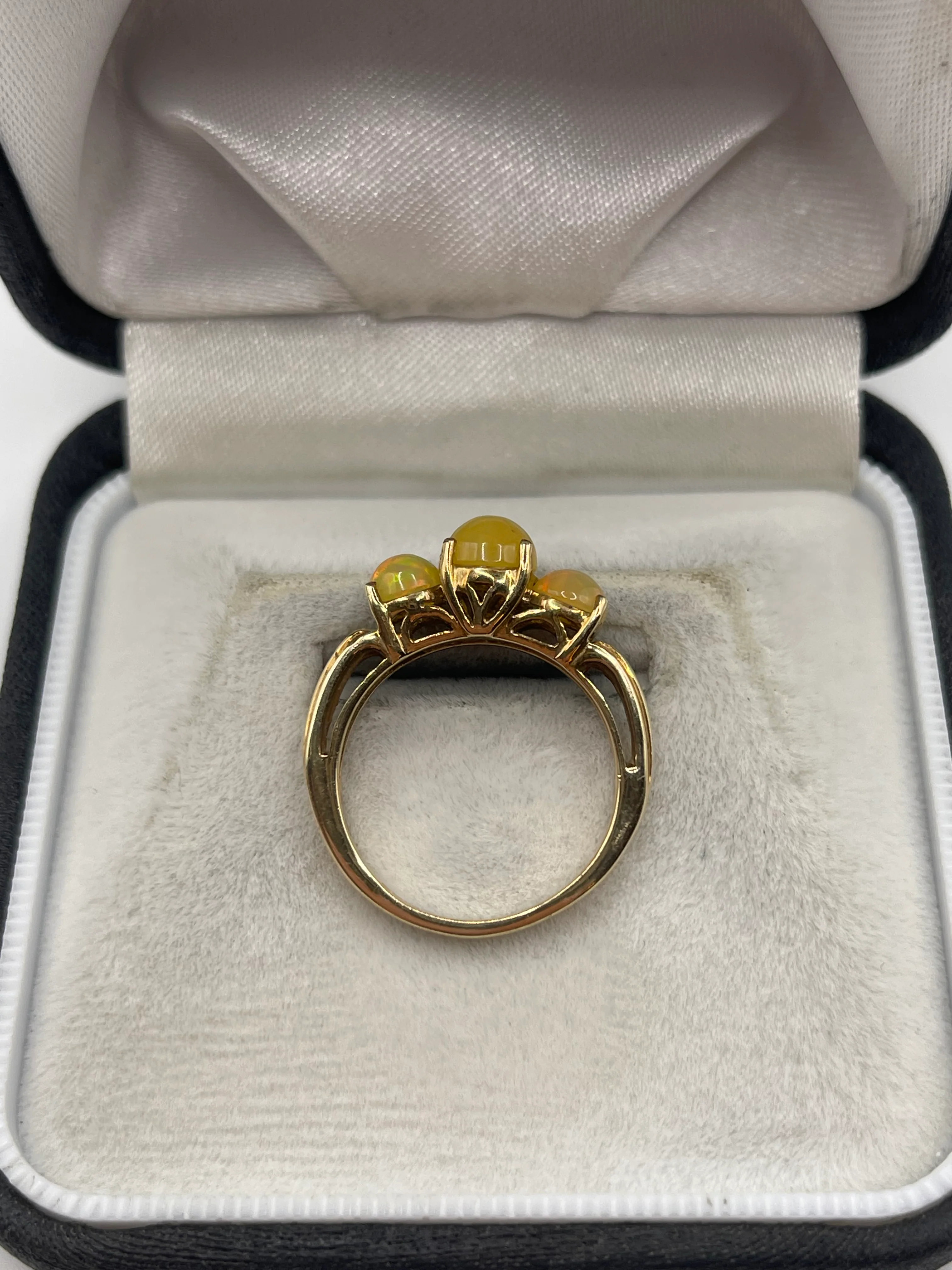 9ct gold opal ring - Image 3