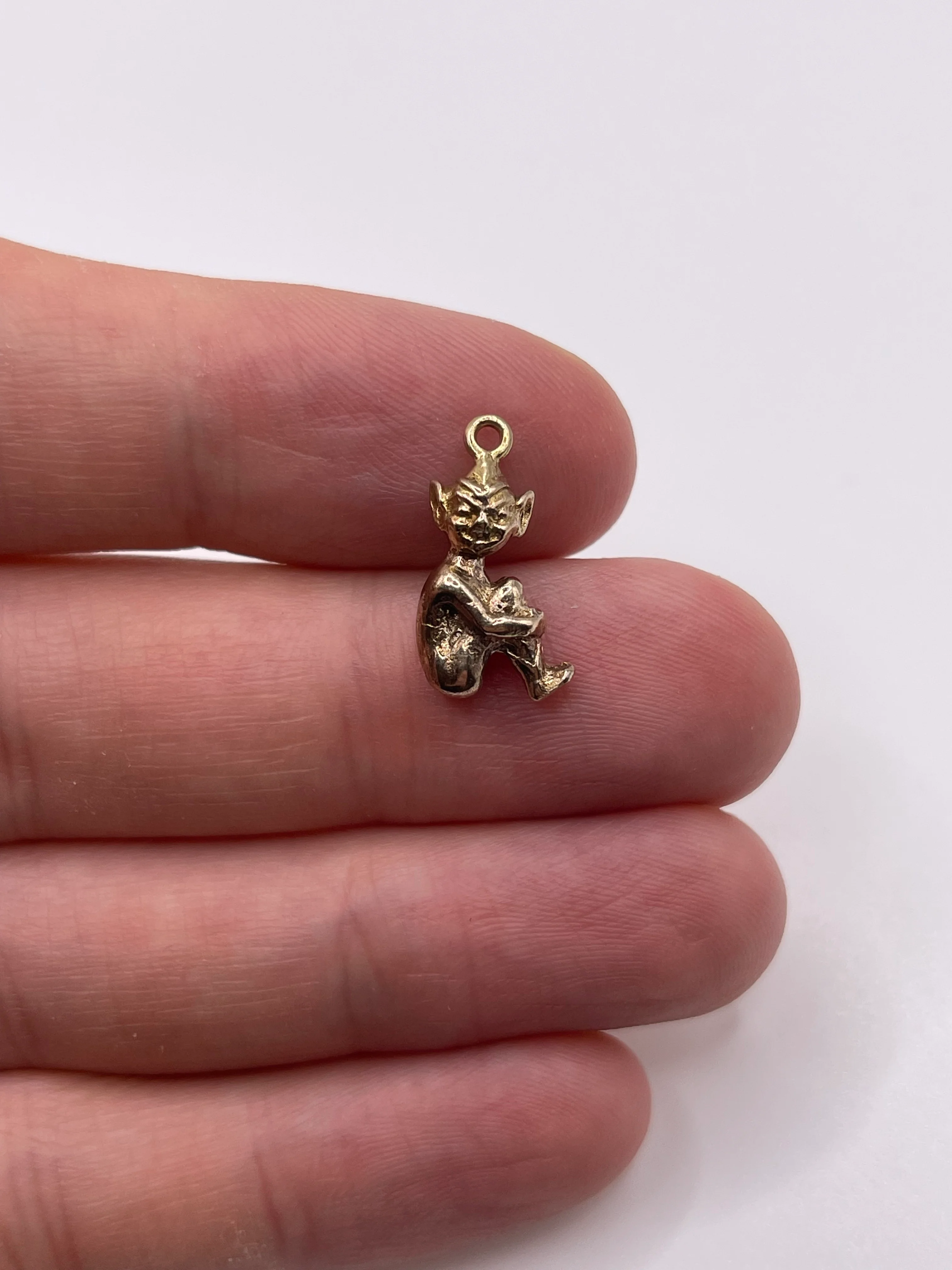 9ct gold pixie charm