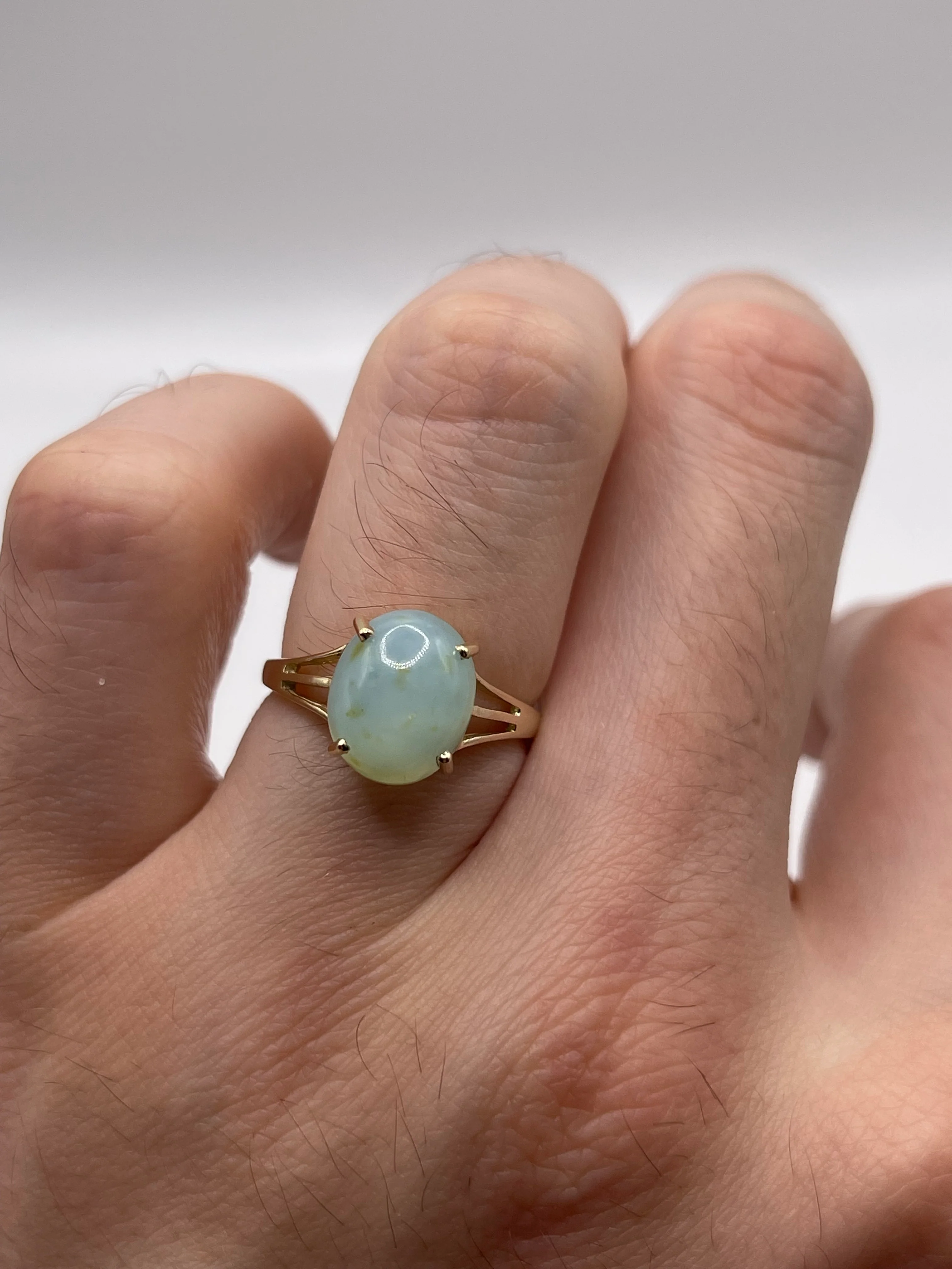 9ct gold quartz ring - Image 4