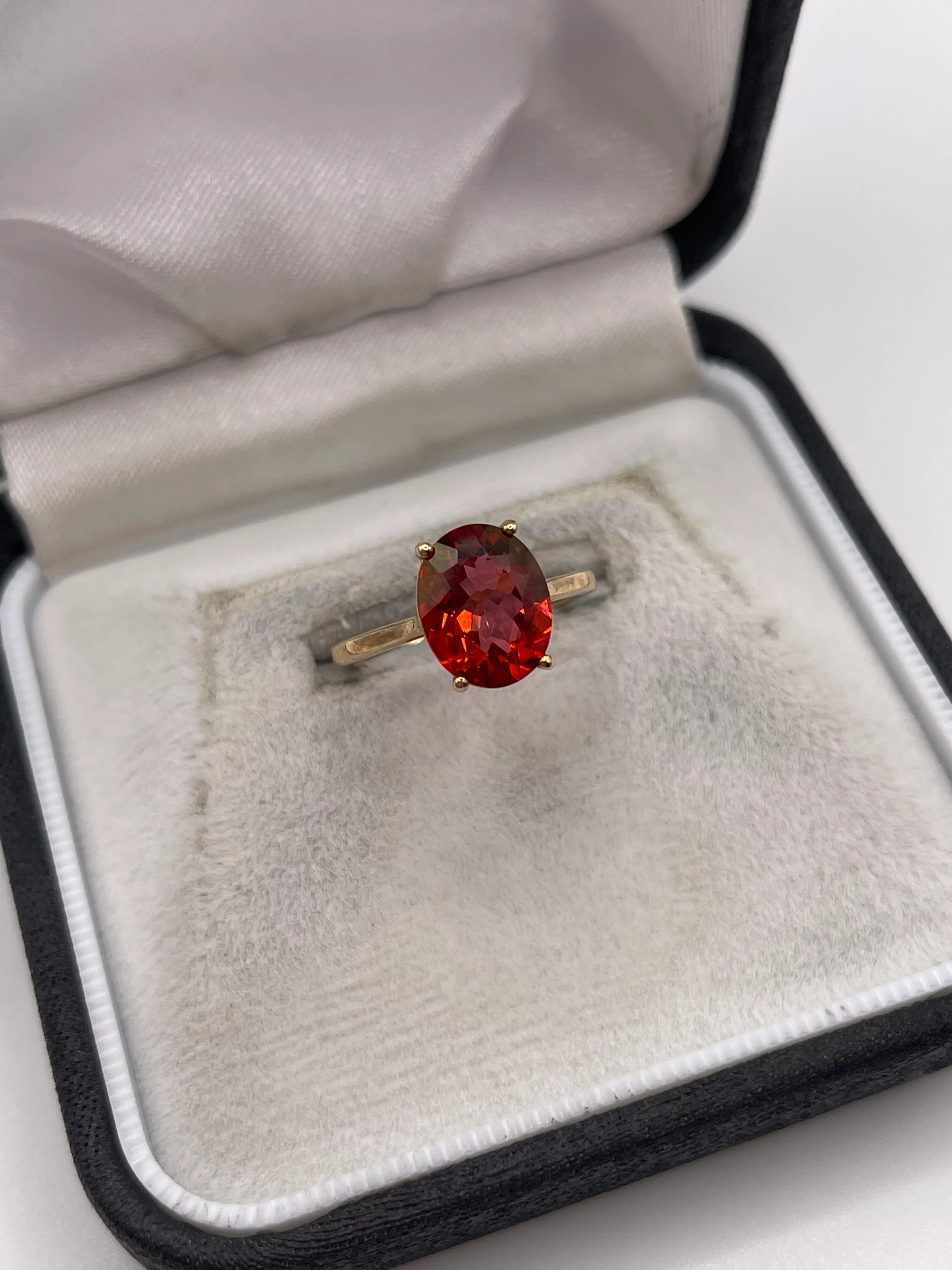 9ct gold quartz ring - Image 2