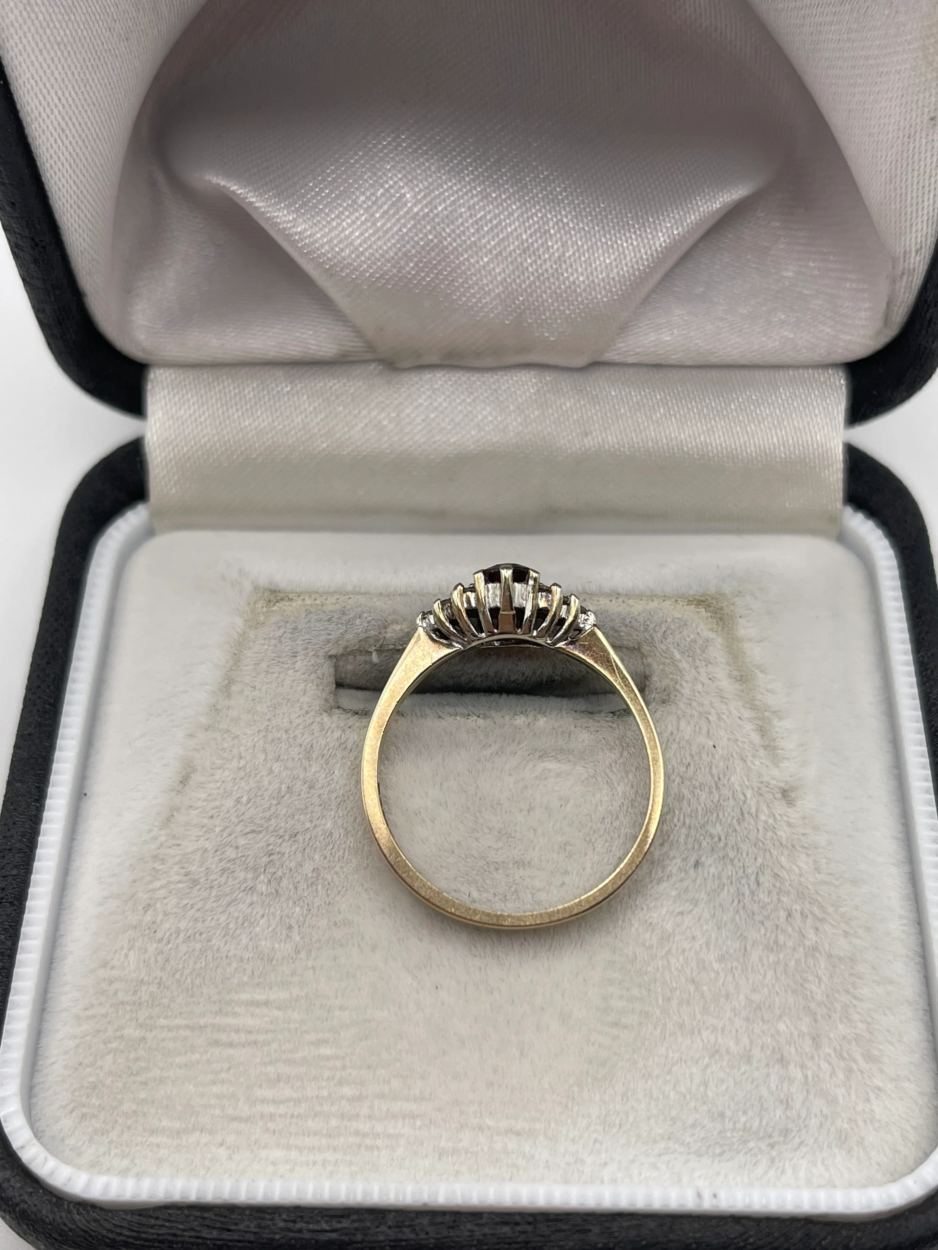9ct gold ruby and diamond ring - Image 3