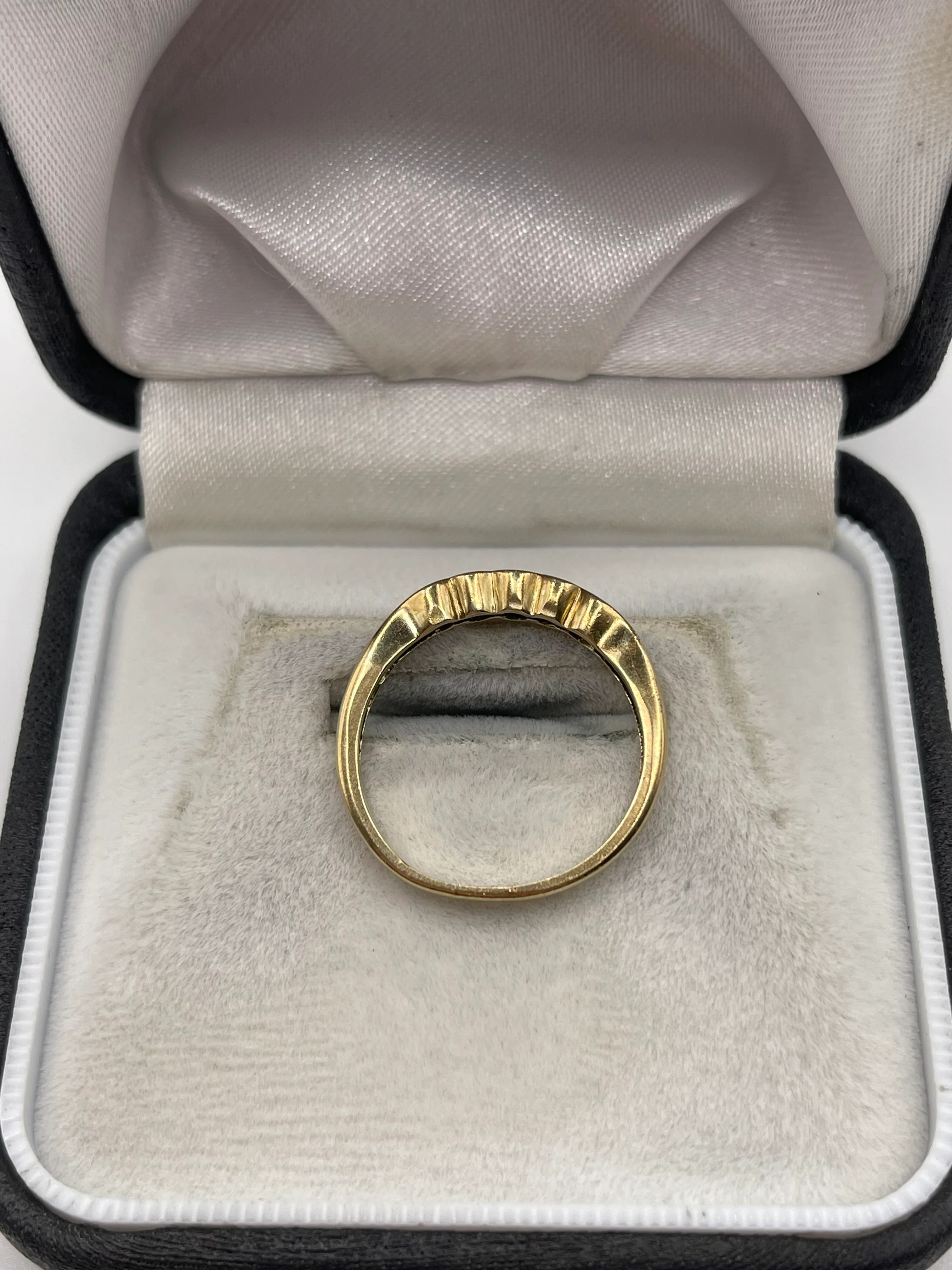 9ct gold sapphire and diamond ring - Image 3