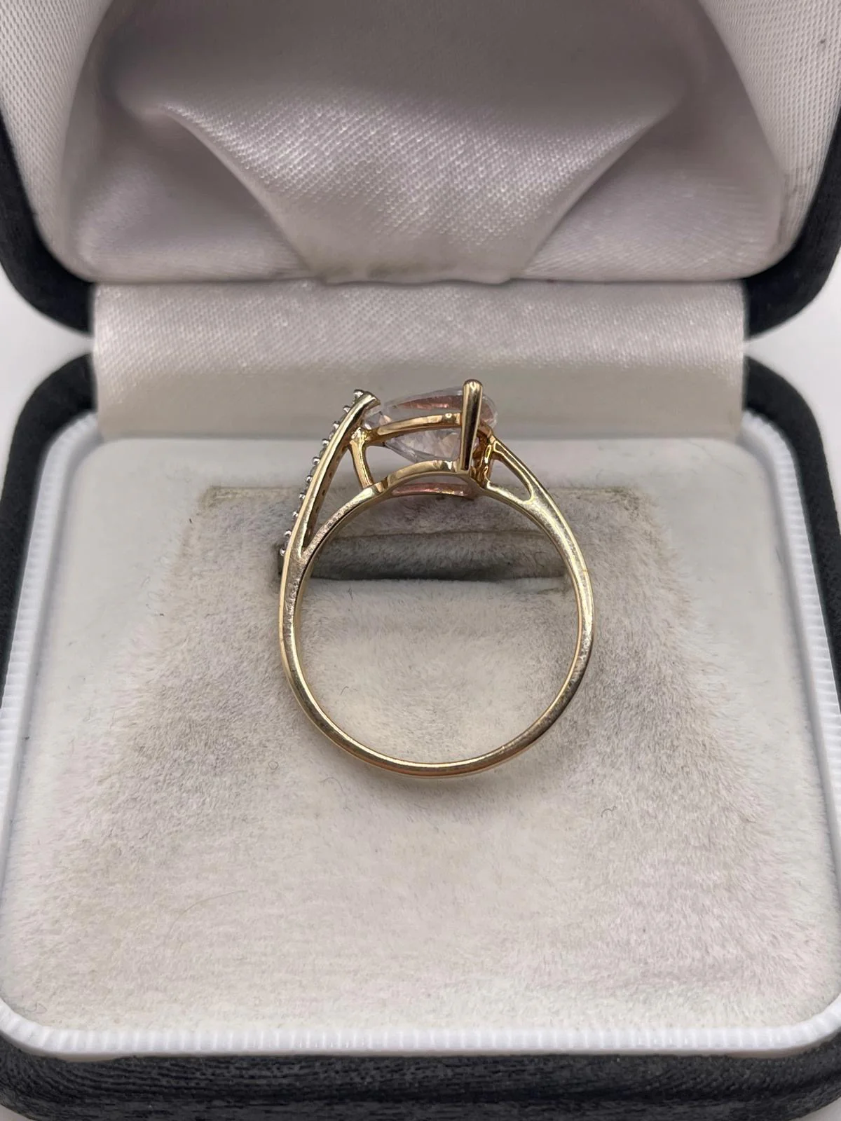 9ct gold topaz and zircon ring - Image 3