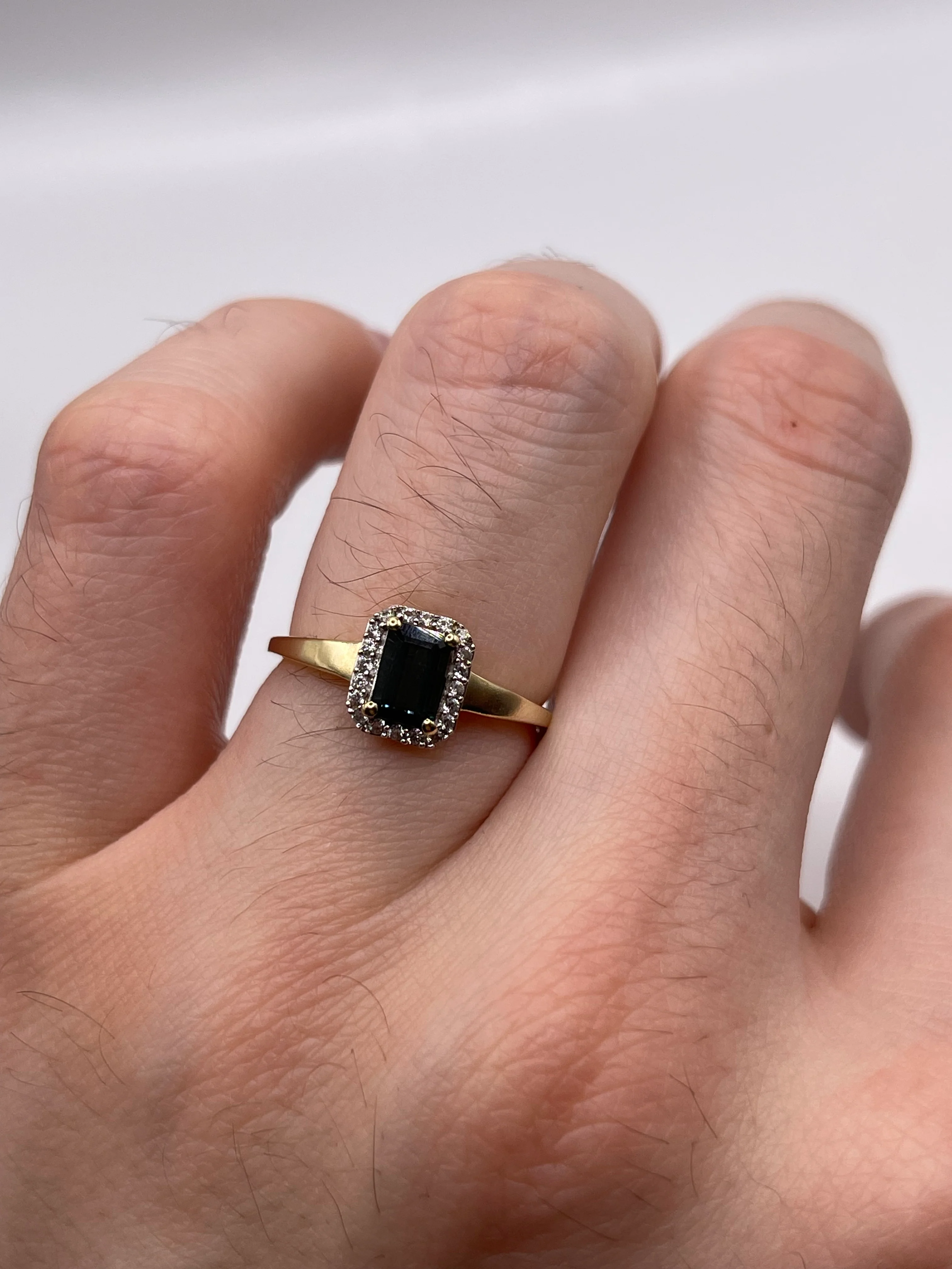 9ct gold tourmaline and zircon ring - Image 4