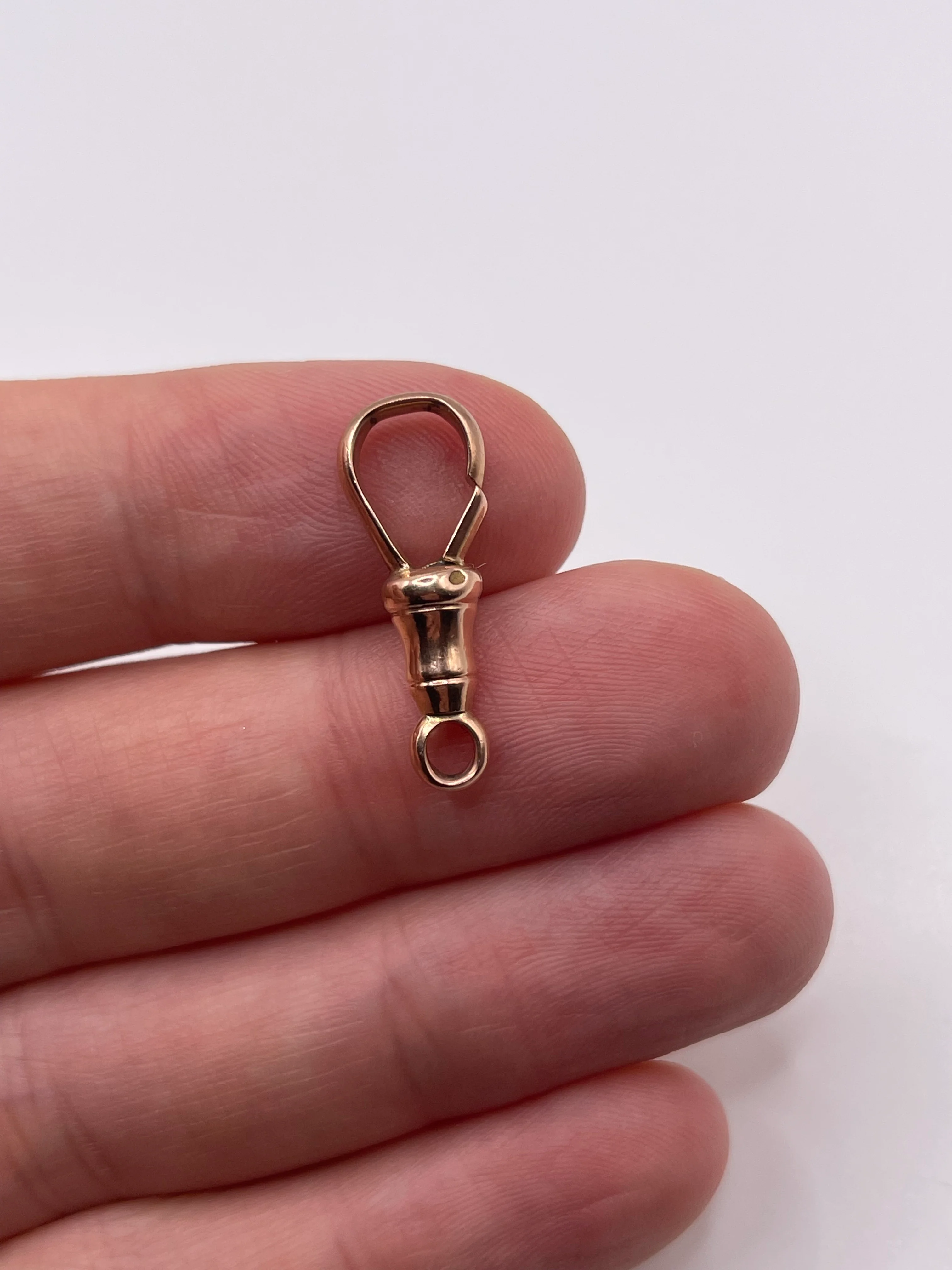 9ct rose gold dog clip 6 - Image 2