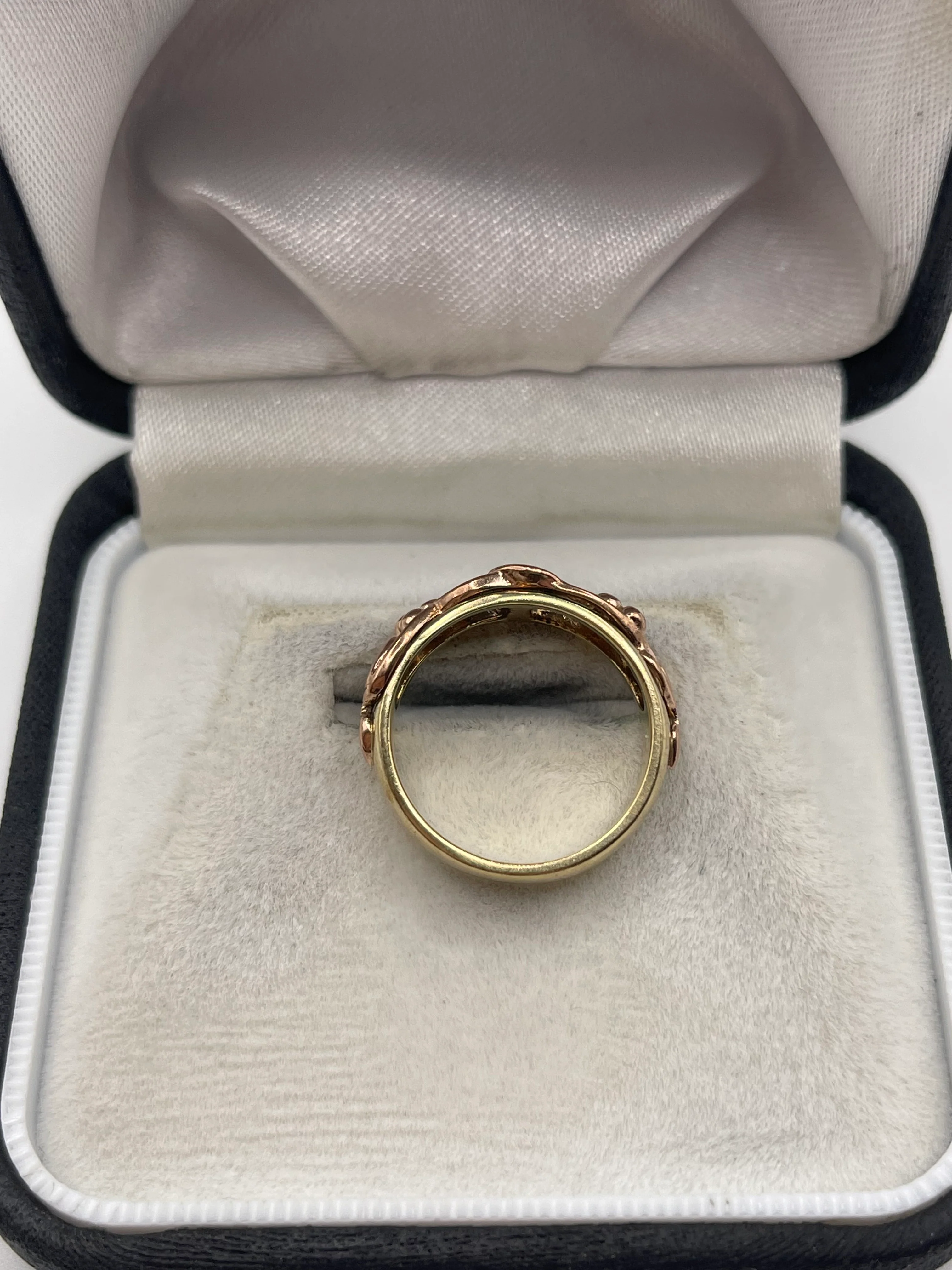 Clogau 9ct two tone gold ring - Image 3
