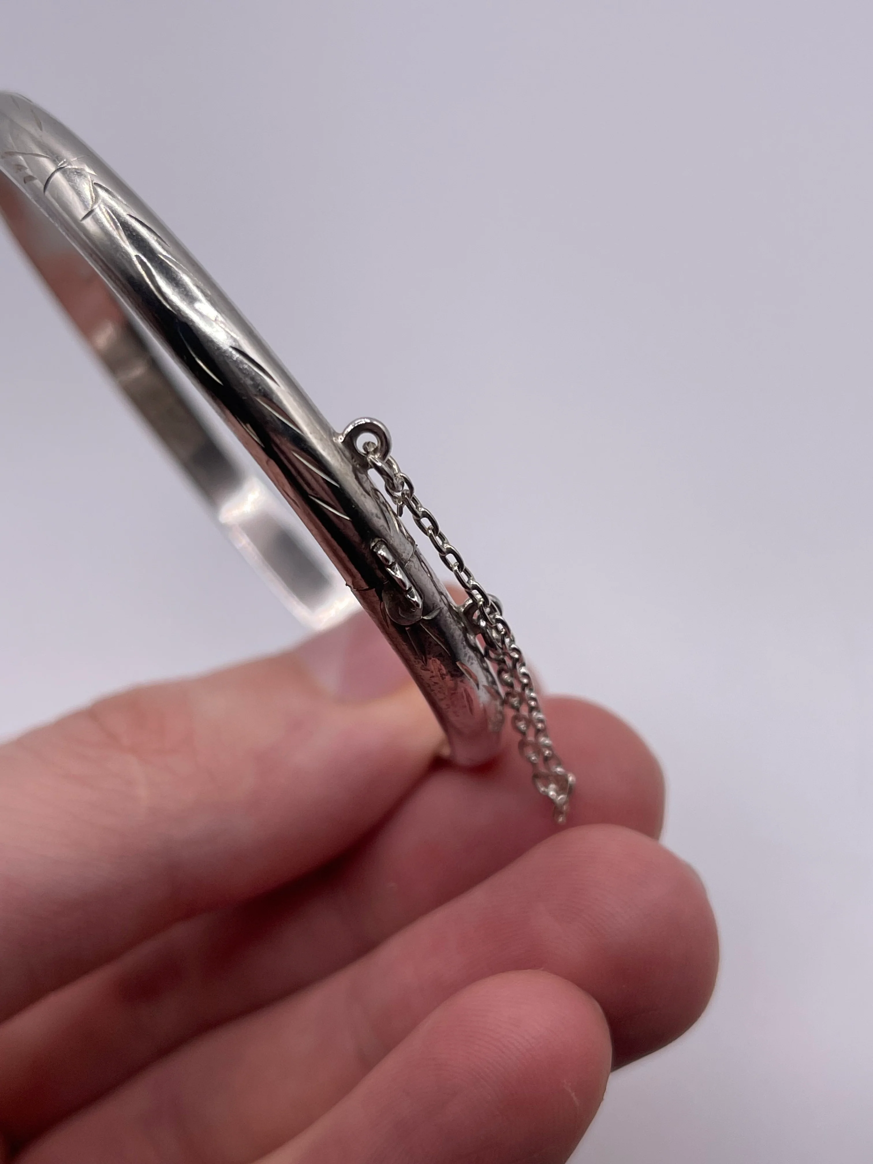 Silver bangle - Image 2
