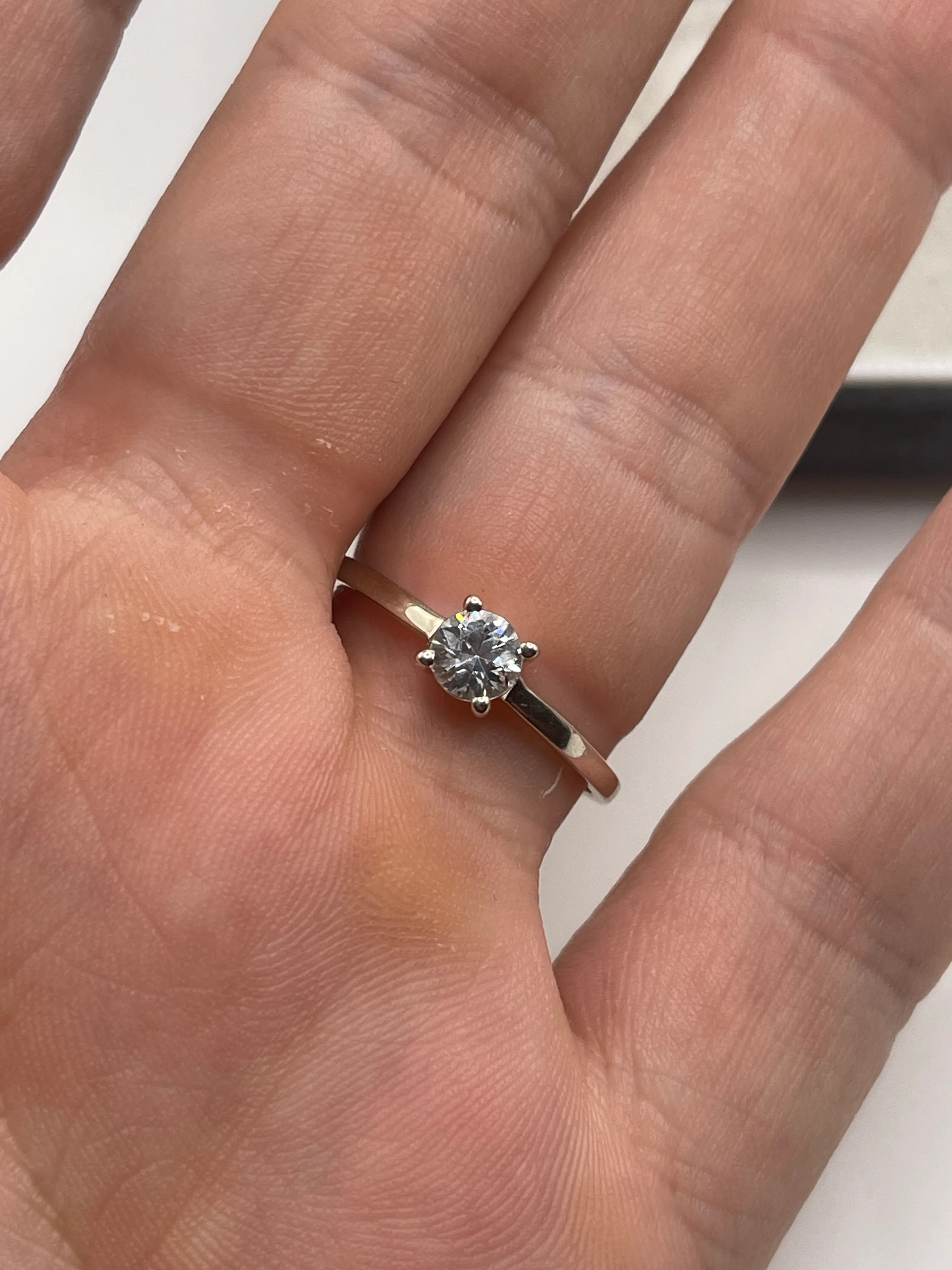 Silver cz ring - Image 4