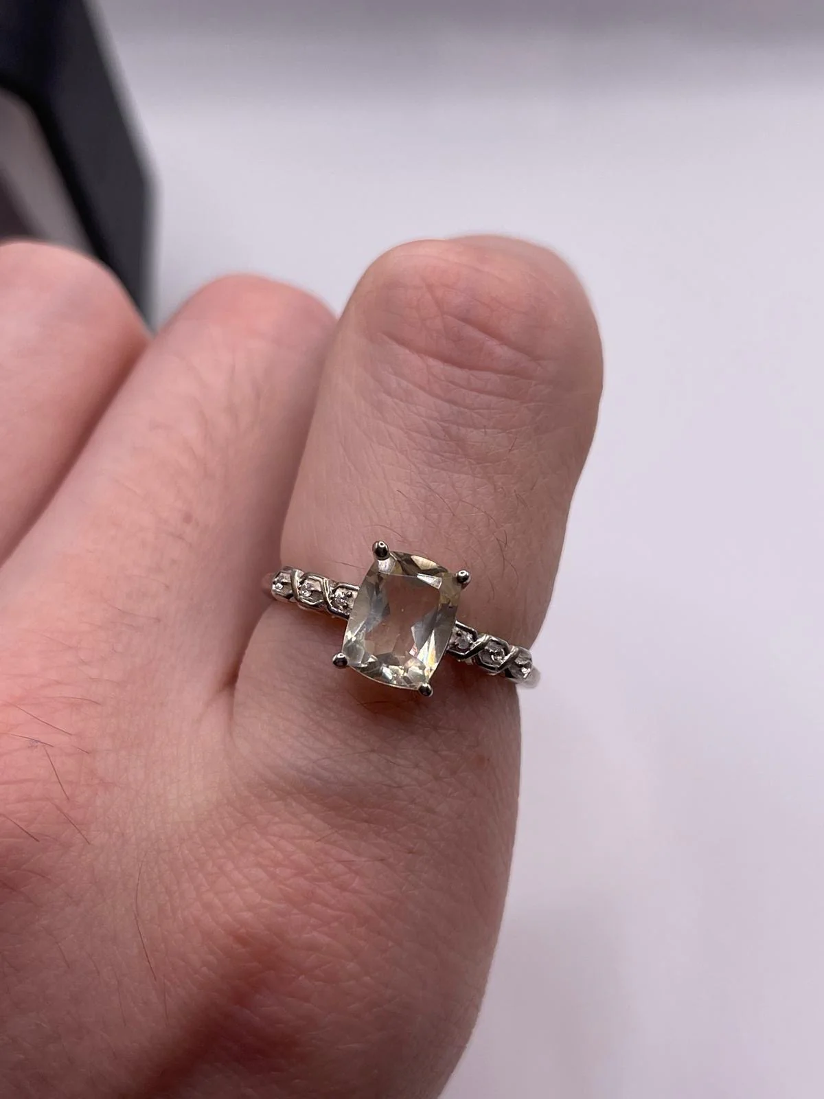 Silver quartz ring - Image 4