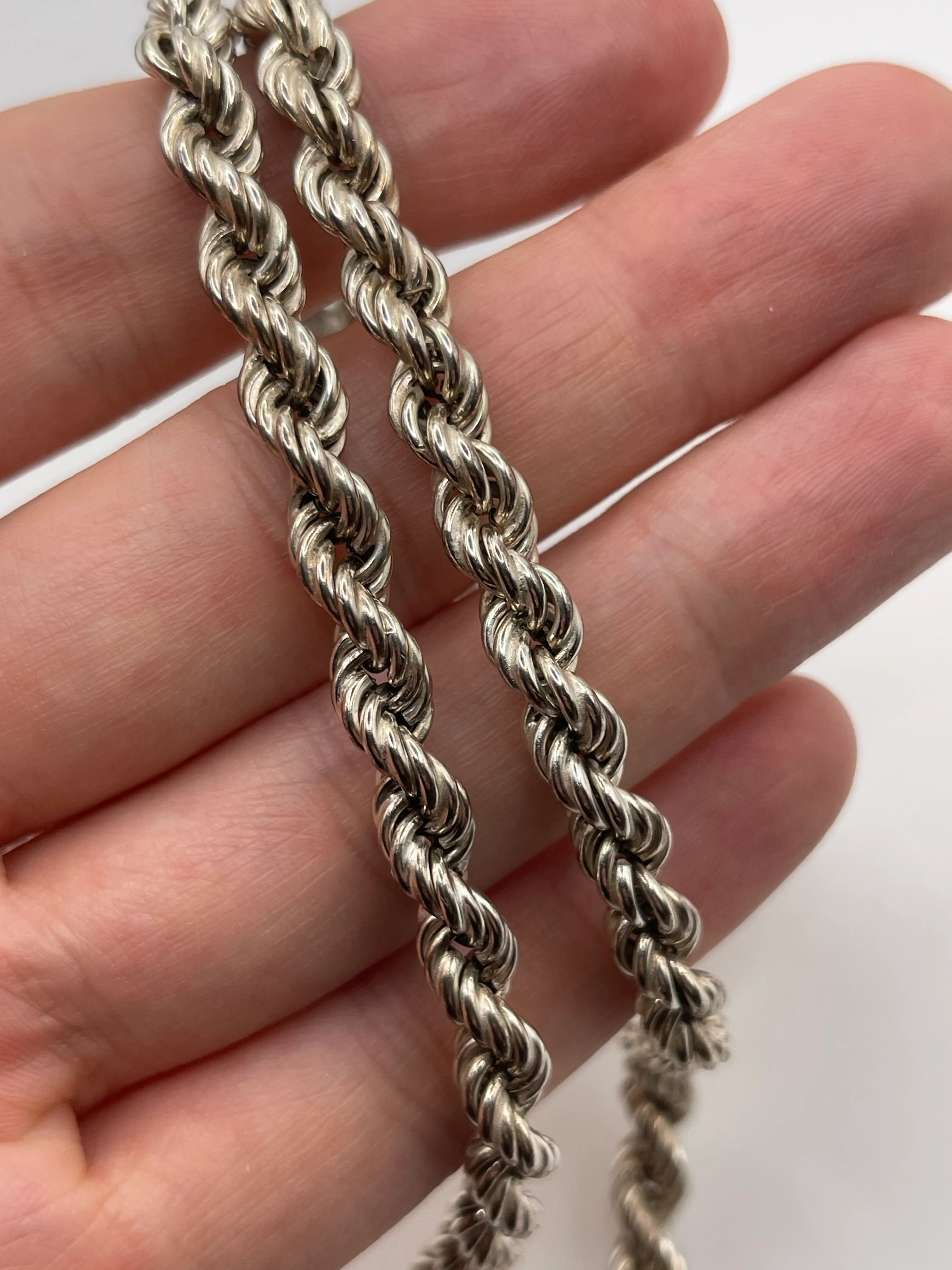 Silver rope chain - Image 2