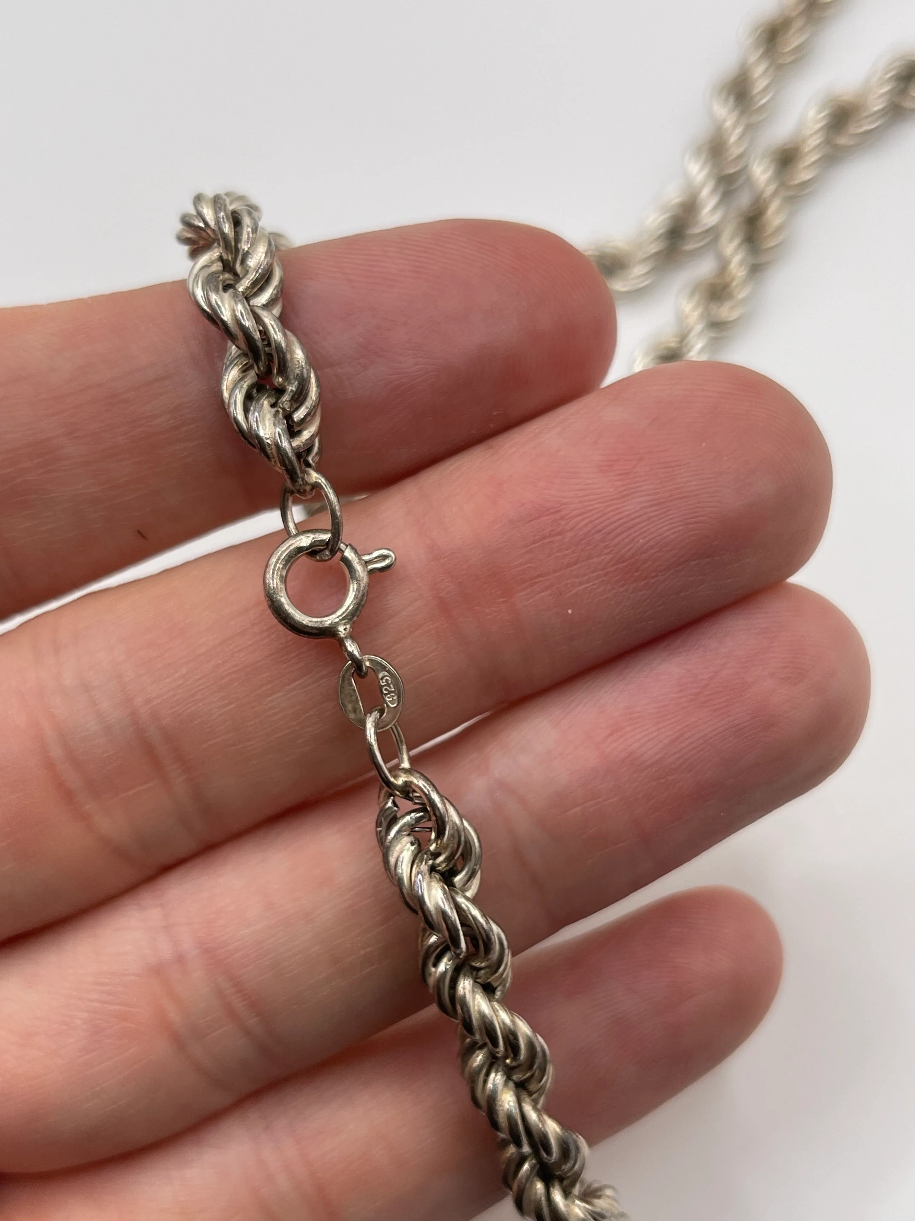Silver rope chain - Image 3
