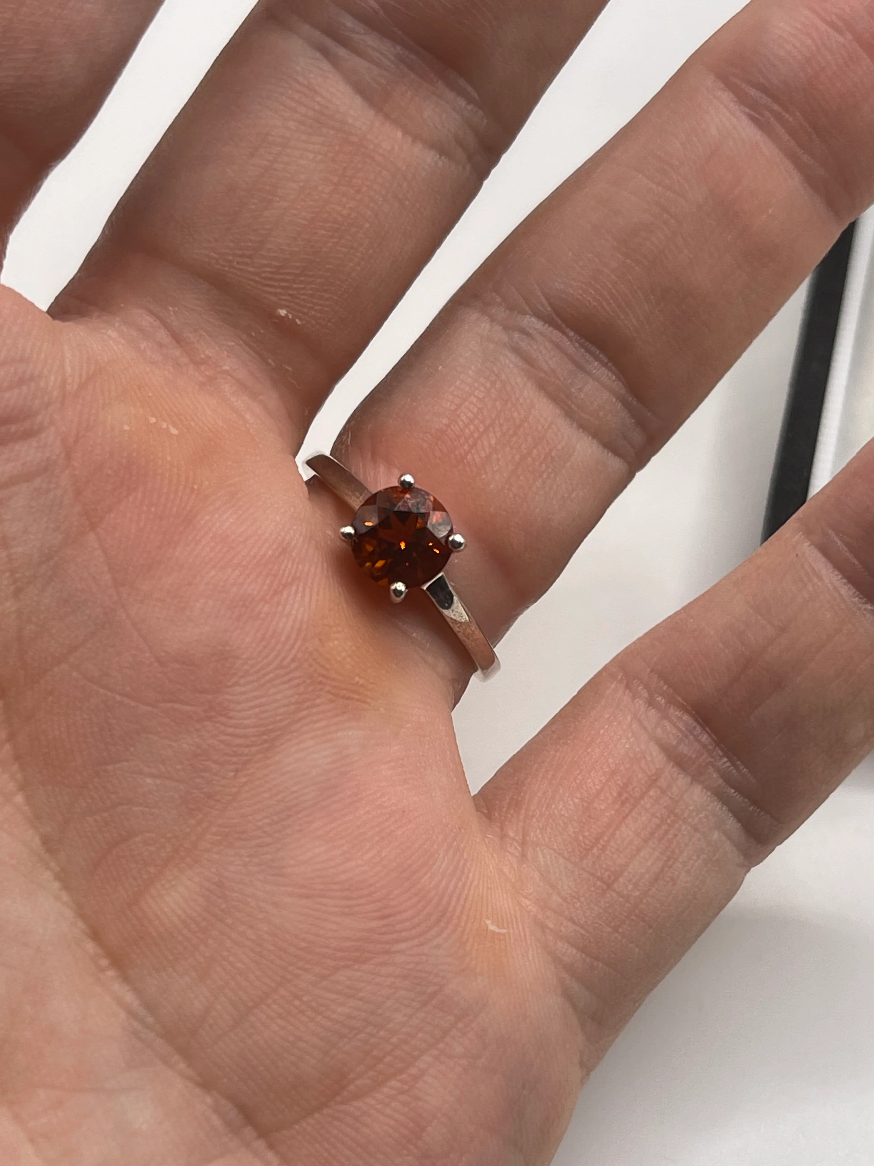 Silver topaz ring - Image 4